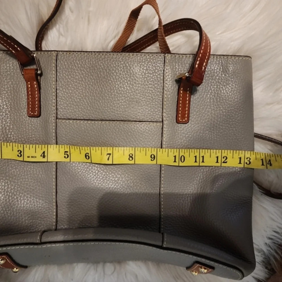 Dooney& Bourke grey Pebbled leather bag - Picture 8 of 13